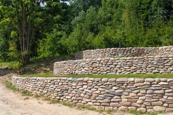 natural landscape edging